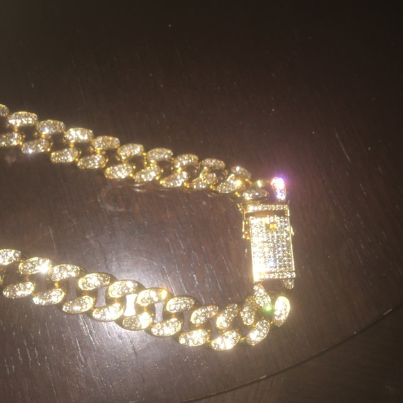 Cuban link gold chain - Picture 1 of 2
